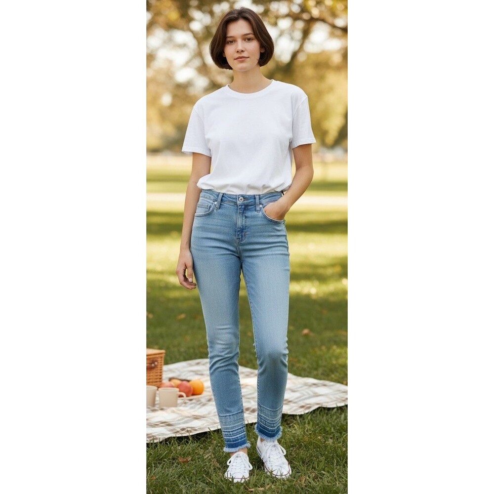 Current Elliott NEW 'High Waisted Sliletto' womens premium jeans skinny size 28